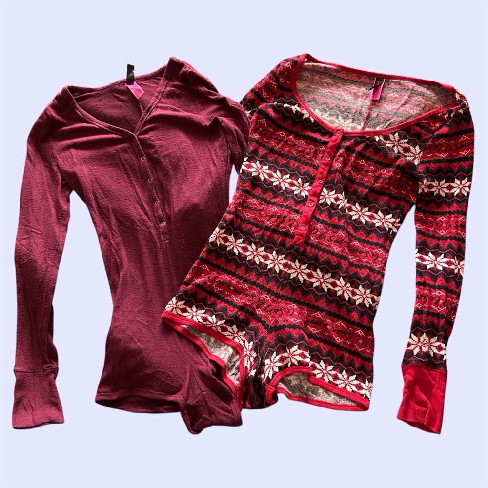 LaSenza Pajama Onesies Bundle of Two, Size Small
